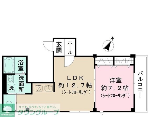 メゾン・ド・コールの物件間取画像